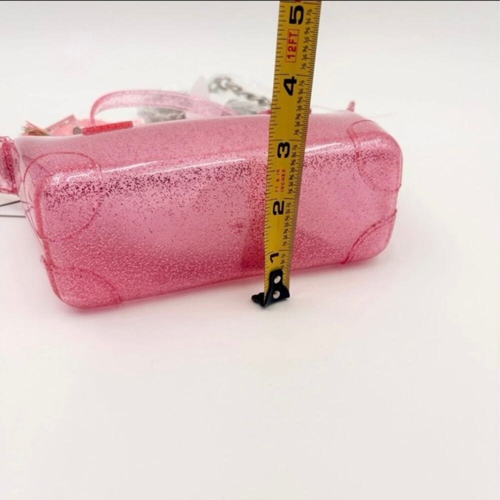 *NWT* Mini Glitter Jelly Bag Madden Girl - Pink - Picture 8 of 8
